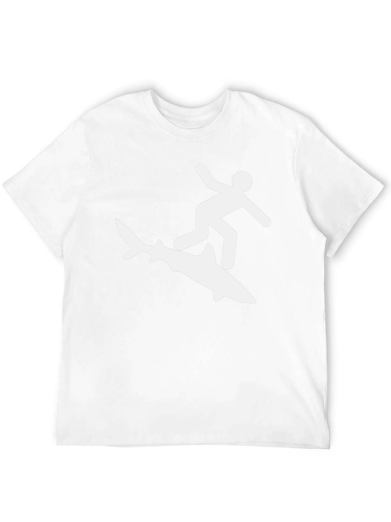 Shark Rider Tee - Black Graphic T-Shirt