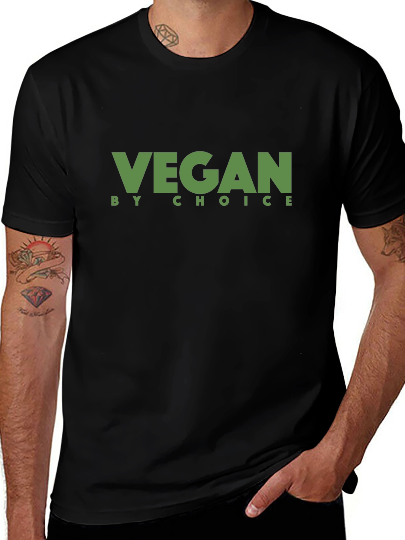 Vegan by Choice Black T-Shirt