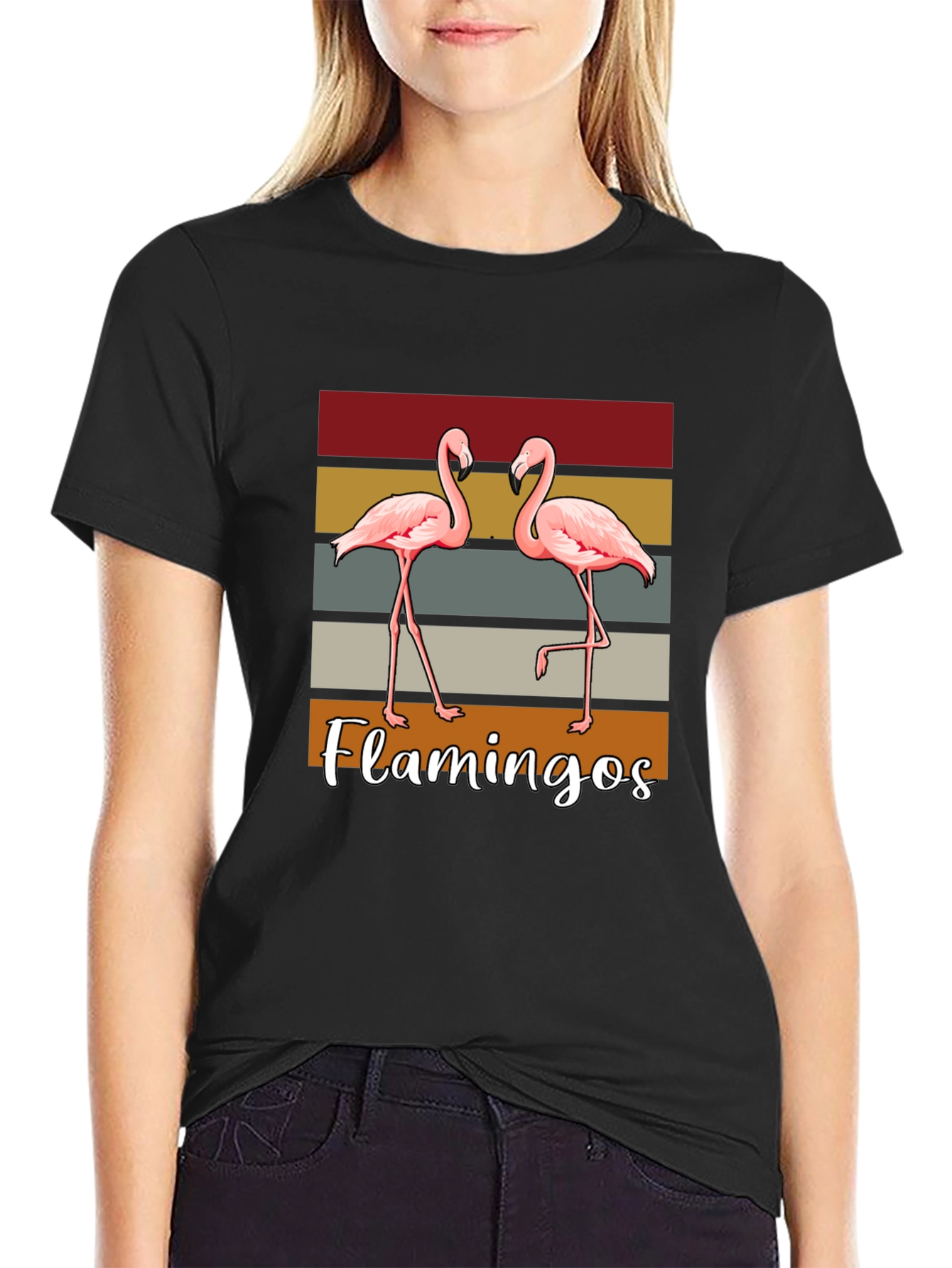 Retro Flamingo T-Shirt - Stylish Casual Wear