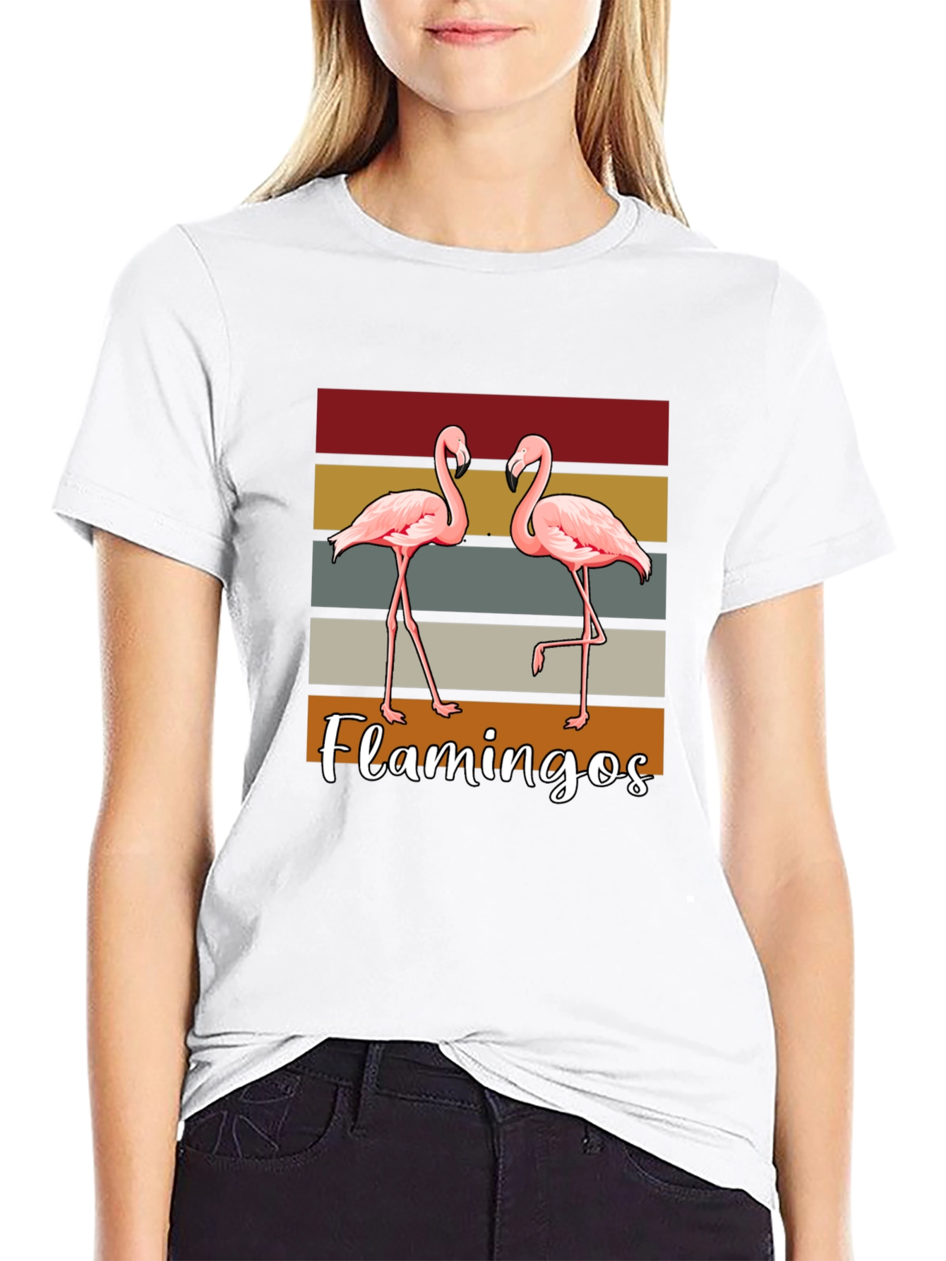 Retro Flamingo T-Shirt - Stylish Casual Wear