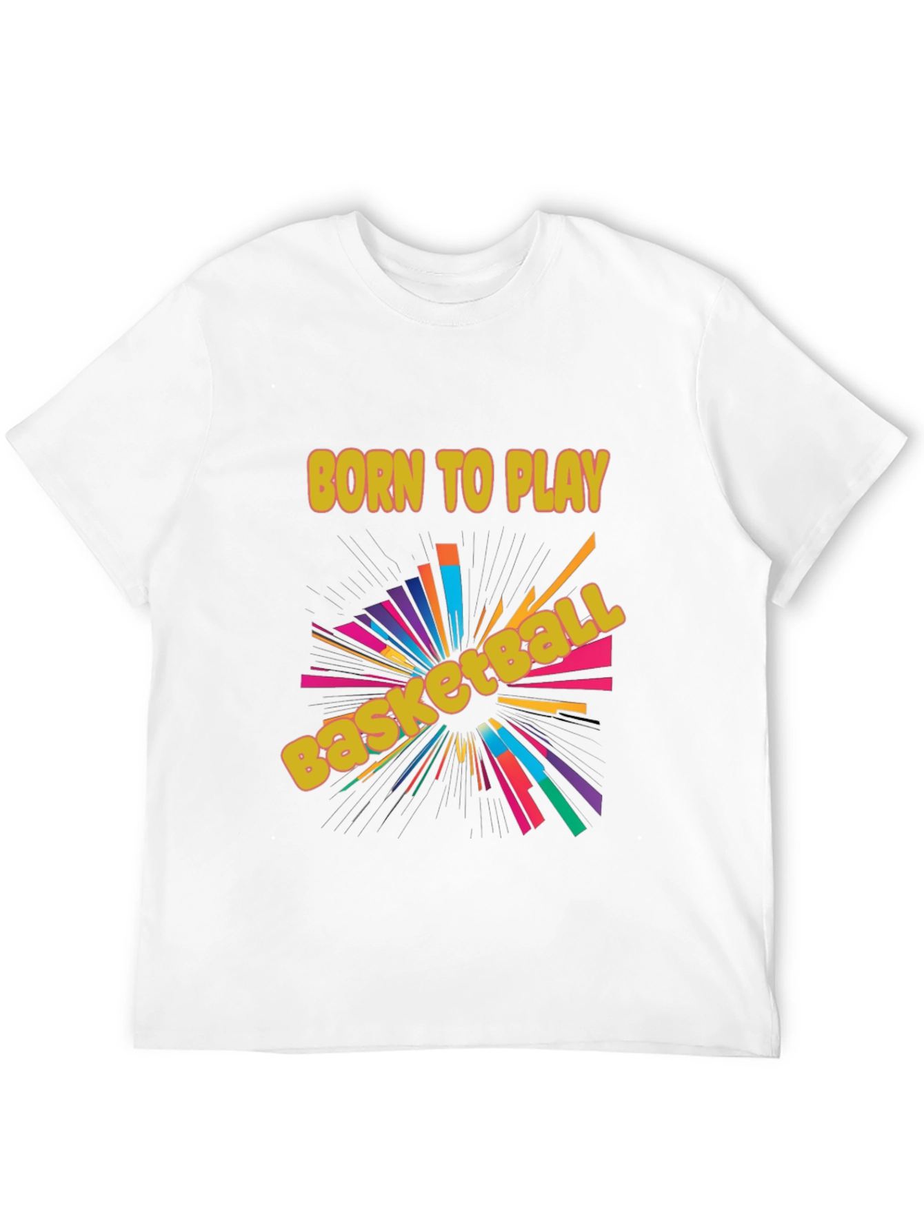 Born to Play Basketball Graphic Tee