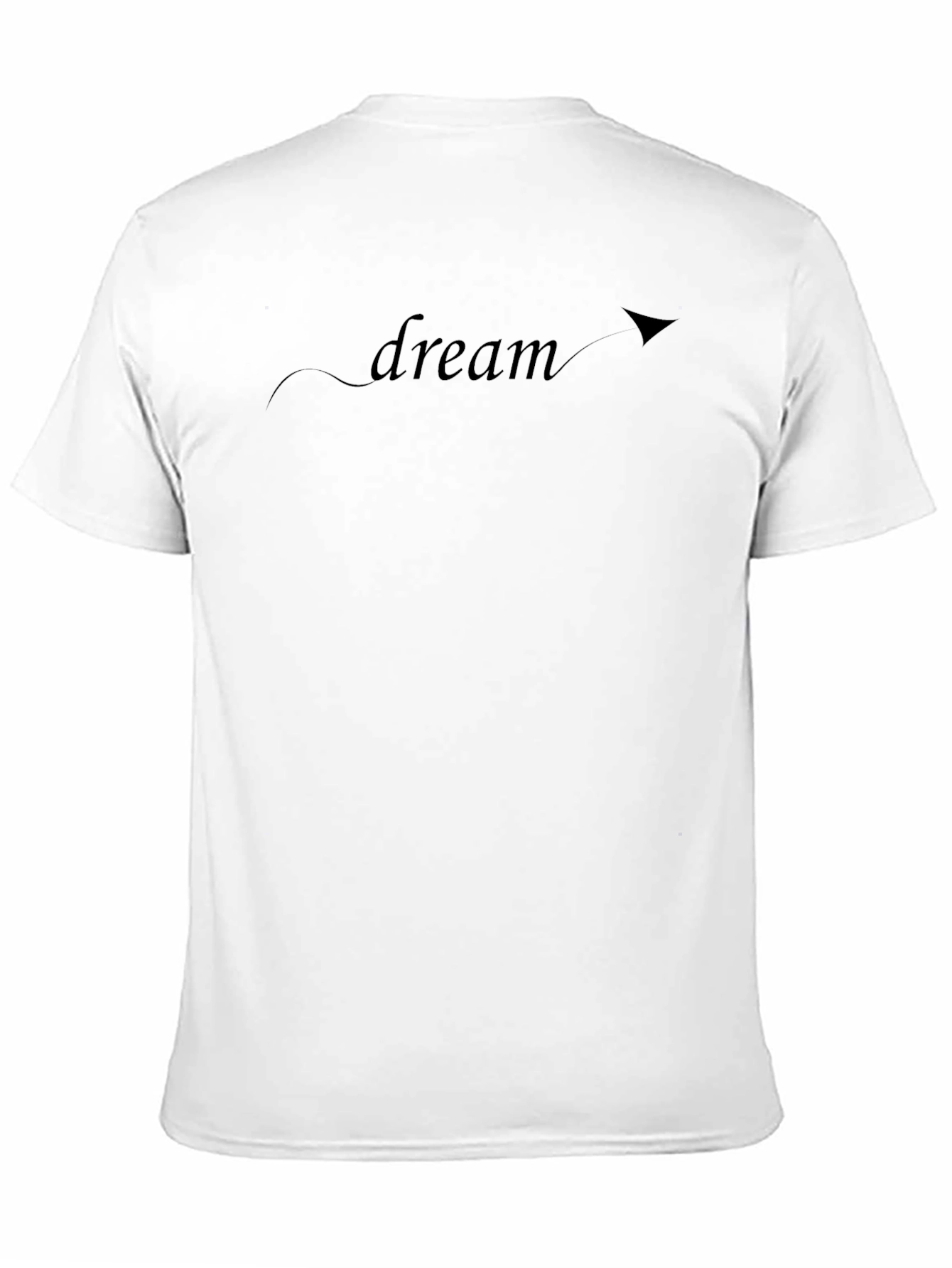 Dream Graphic Black Tee - Relaxed Fit