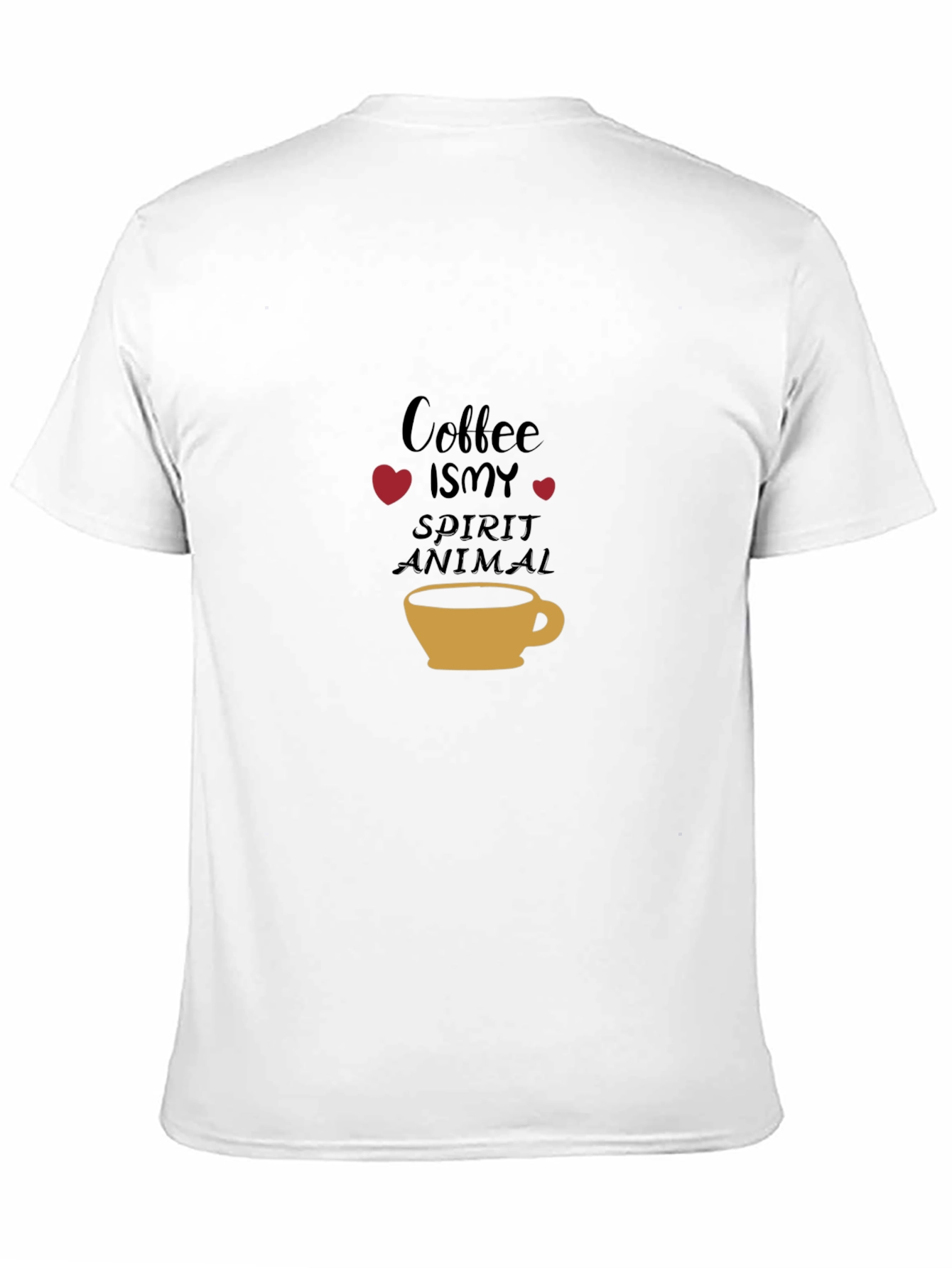 Coffee is my Spirit Animal Black Tee
