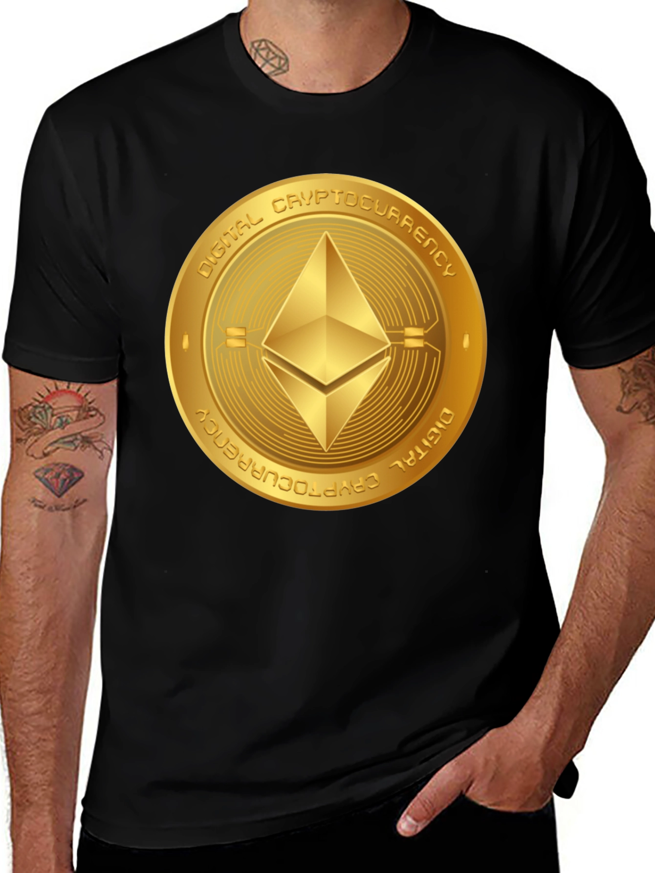 Ethereum Digital Cryptocurrency T-Shirt