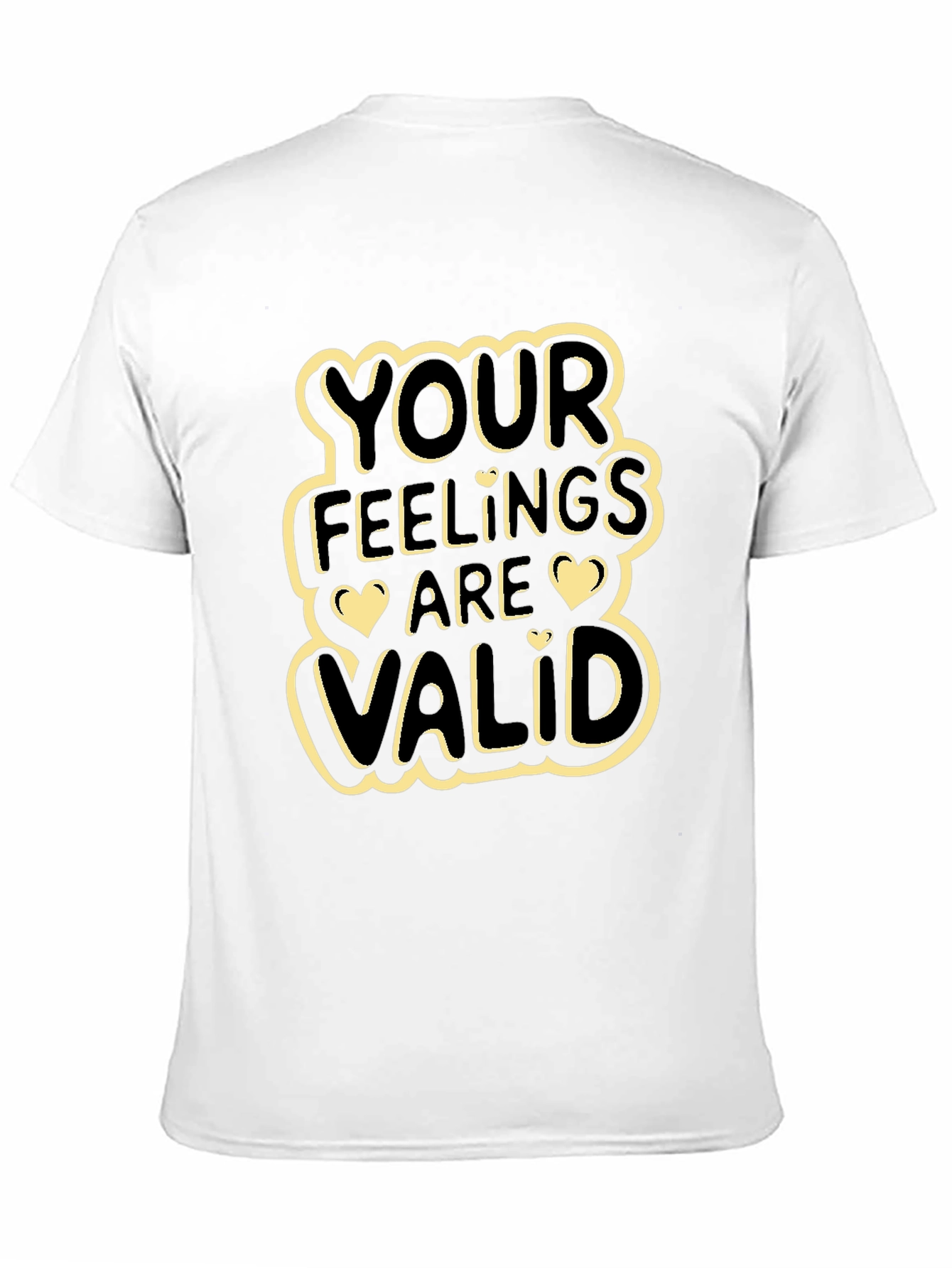 Your Feelings Are Valid Graphic Tee - Black