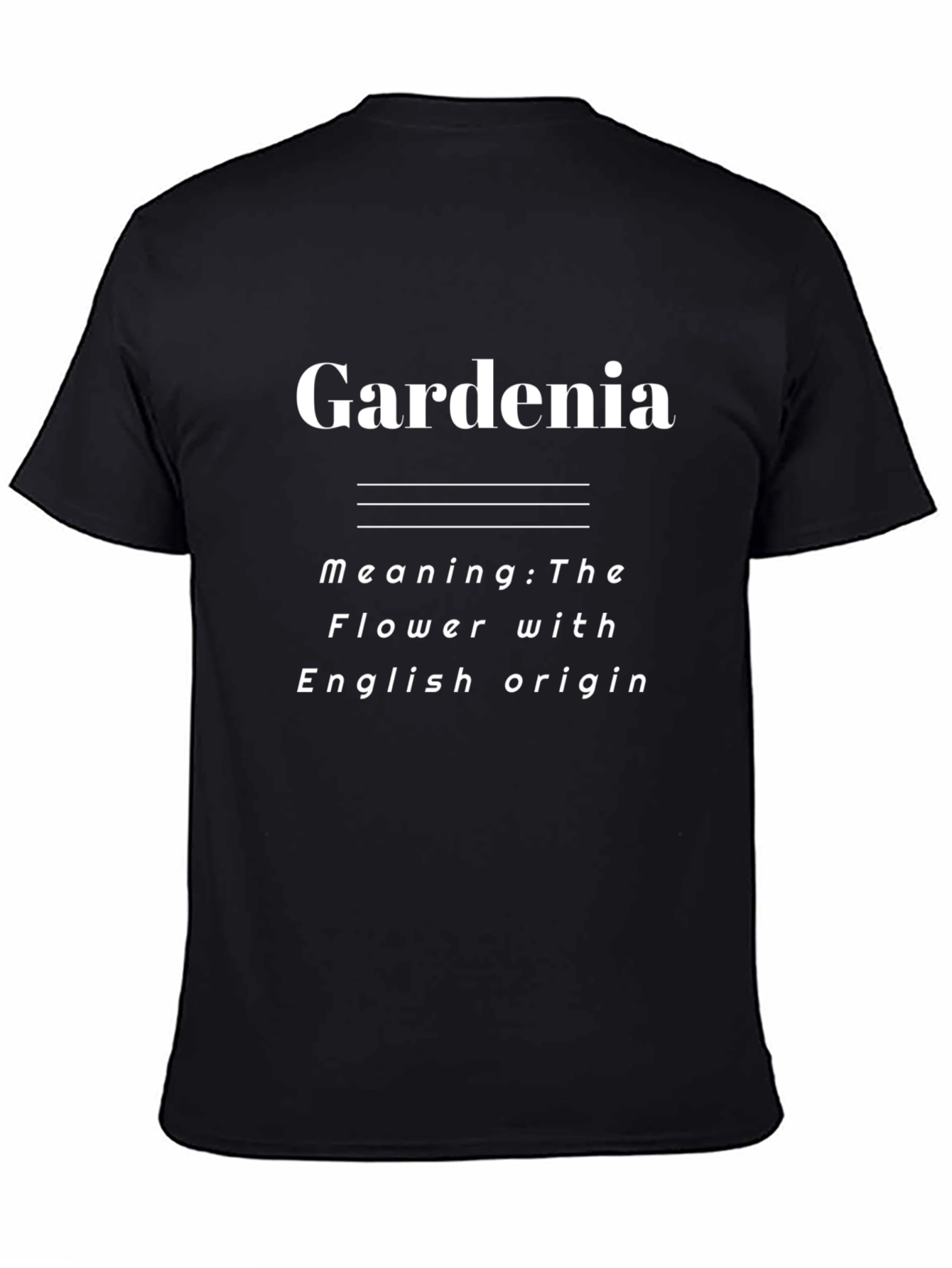 Gardenia Flower Meaning Graphic T-Shirt