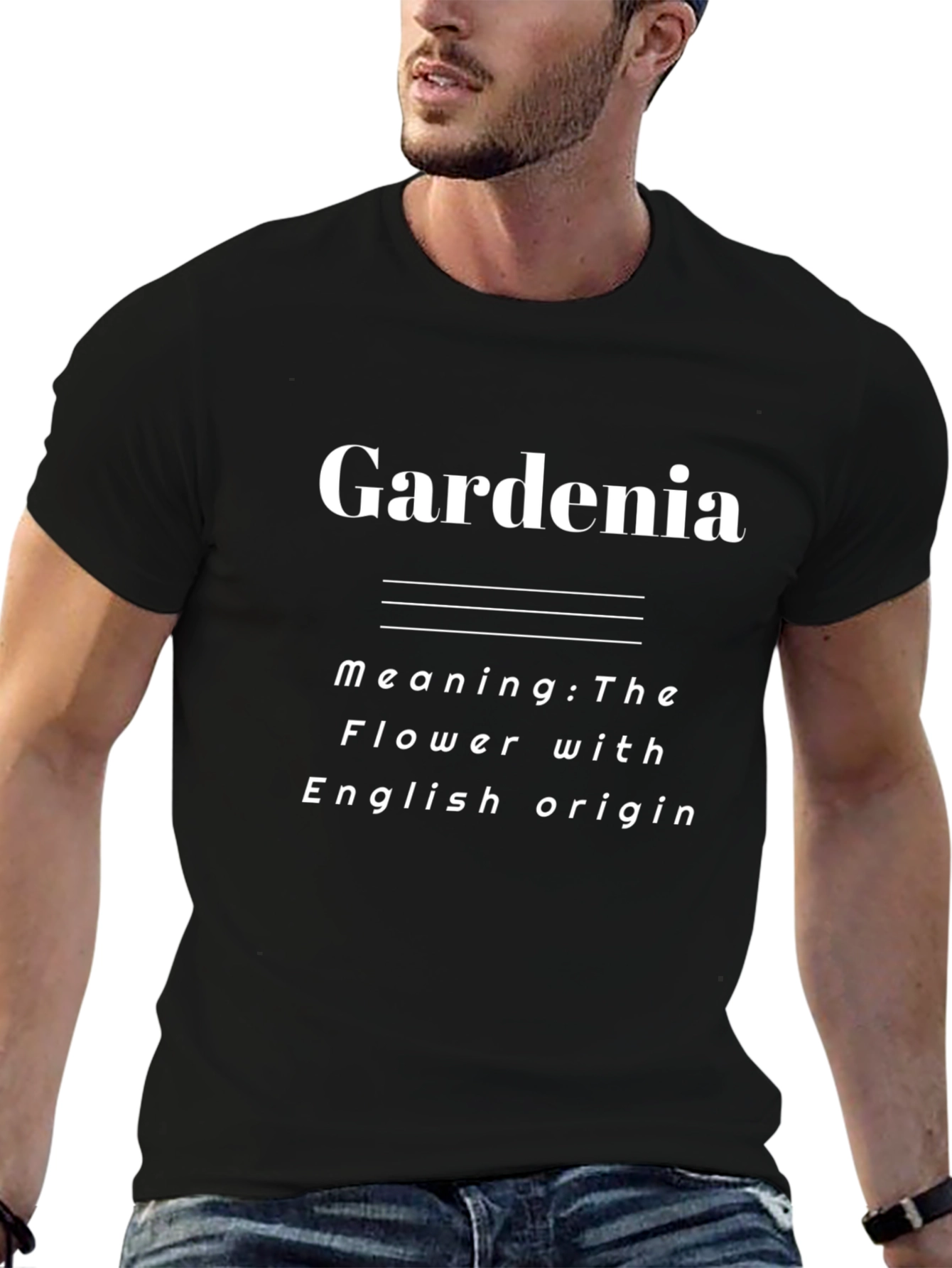 Gardenia Flower Meaning Graphic T-Shirt