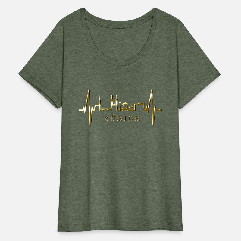 Zürich Skyline Heartbeat Switzerland I Love Zurich