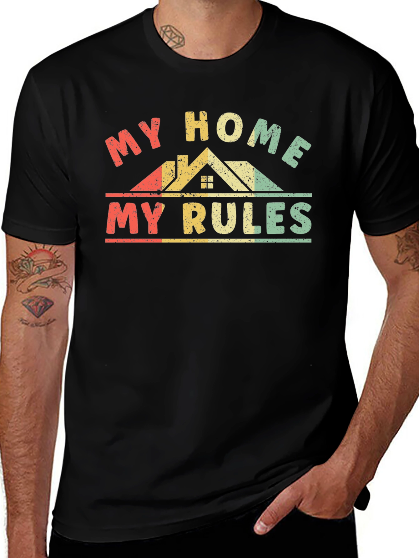 My Home My Rules Graphic Tee
