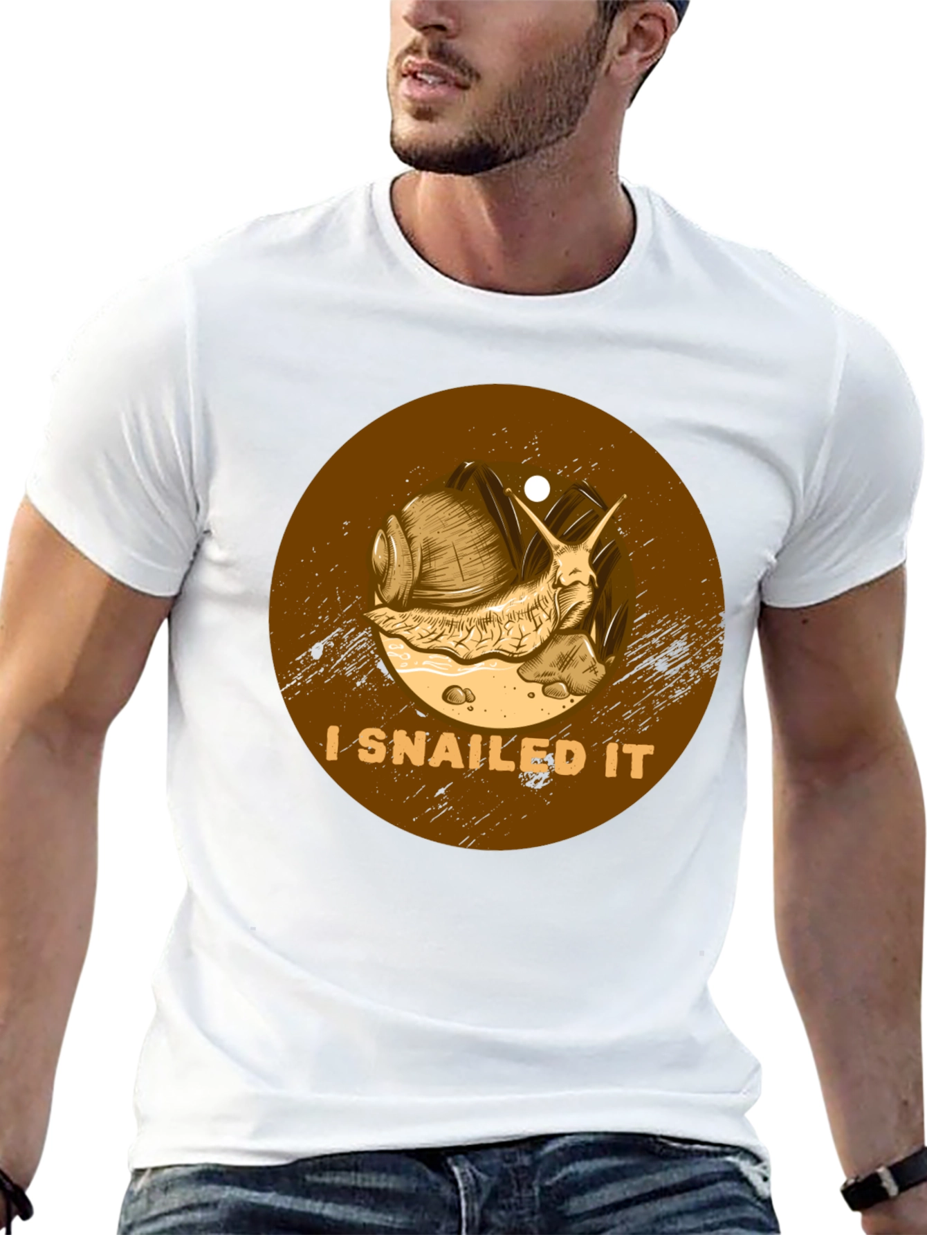 I Snailed It Graphic Tee - Funny Snail T-Shirt